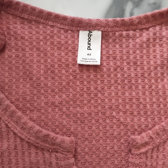 Dusty Rose Lightweight Sweater 4X - Picture 2 of 9